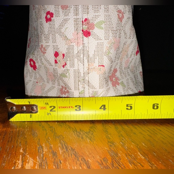 Michael Kors Pink Floral Tote Bag - Picture 9 of 9